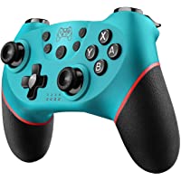 Diswoe Mando Compatible para Nintendo Switch- Wireless Bluetooth Pro Controller Controlador Inalámbrico con Función Gyro…